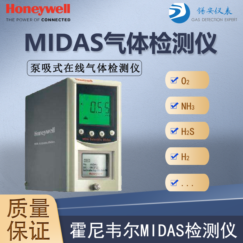 Midas气体检测仪支持40种以上气体检测