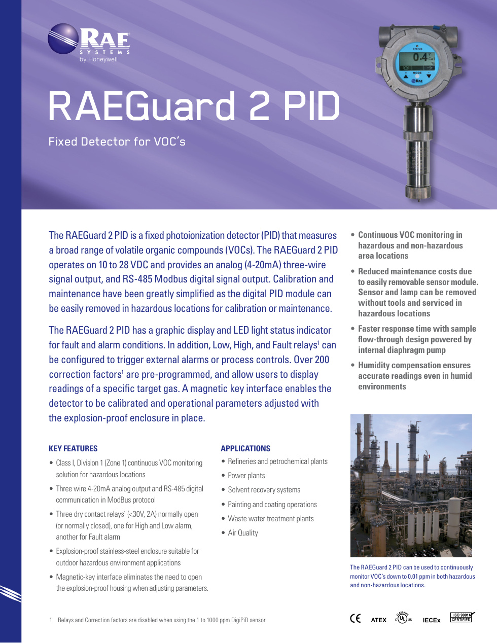 RAEGuard 2 PID 英文 datasheet 封面