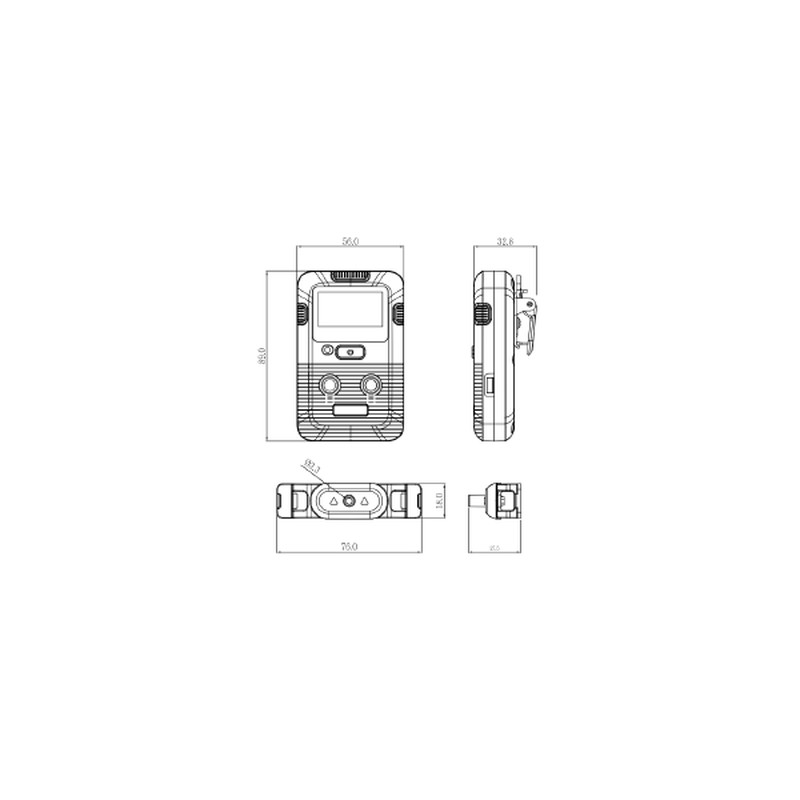 DUO TRACER Portable Dual Gas Detector