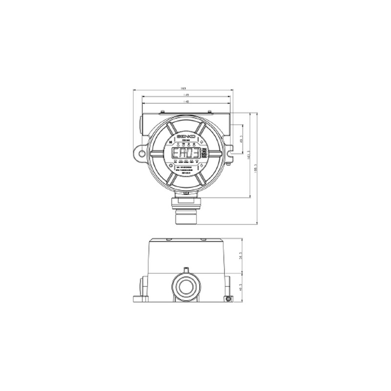 SI-200E O2 Long-Life Fixed Oxygen Detector